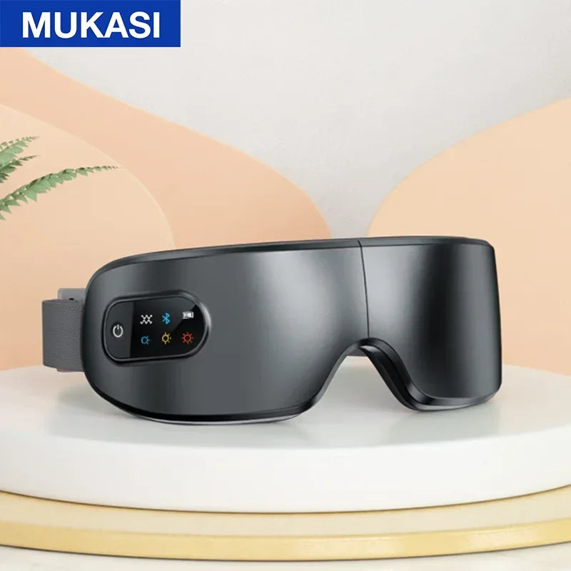 Masseur Oculaire Intelligent MUKASI – Massage Chauffant, Vibrations & Musique Bluetooth - dmdshop