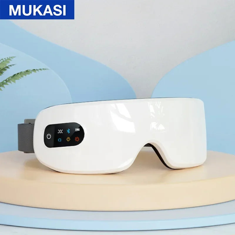 Masseur Oculaire Intelligent MUKASI – Massage Chauffant, Vibrations & Musique Bluetooth - dmdshop