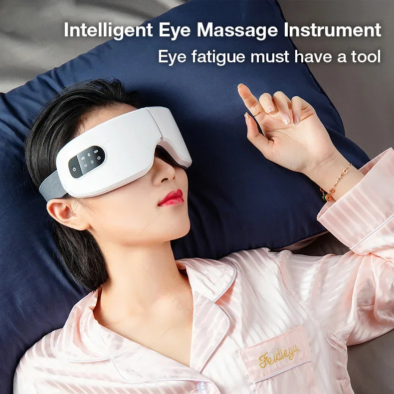 Masseur Oculaire Intelligent MUKASI – Massage Chauffant, Vibrations & Musique Bluetooth - dmdshop