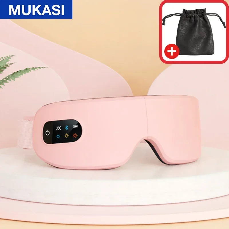 Masseur Oculaire Intelligent MUKASI – Massage Chauffant, Vibrations & Musique Bluetooth - dmdshop