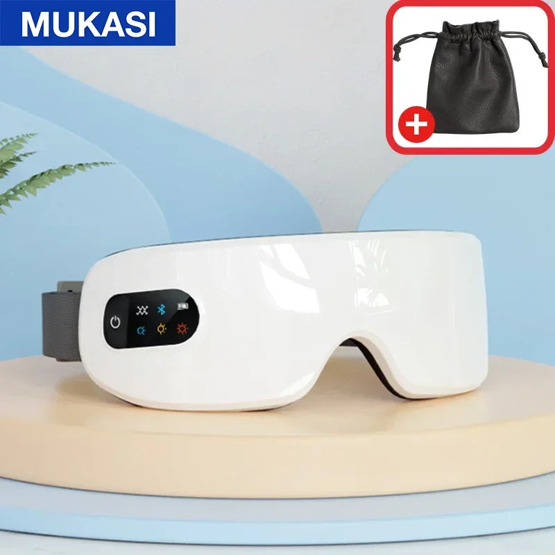 Masseur Oculaire Intelligent MUKASI – Massage Chauffant, Vibrations & Musique Bluetooth - dmdshop