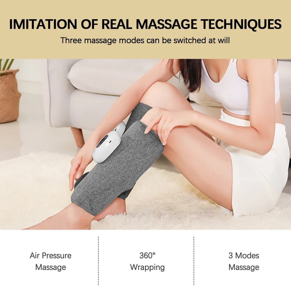 Masseur de Jambe Électrique - Massage Sans Fil à Compression d’Air Rechargeable - dmdshop